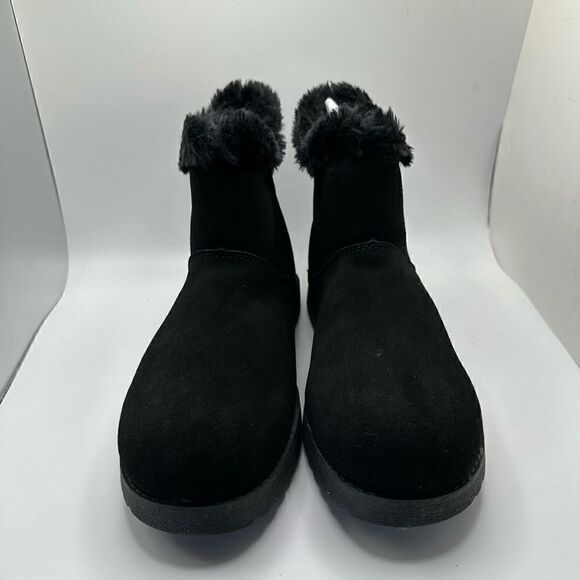 CUSHIONAIRE Cozy Boot 8 BLACK - Picture 2 of 7